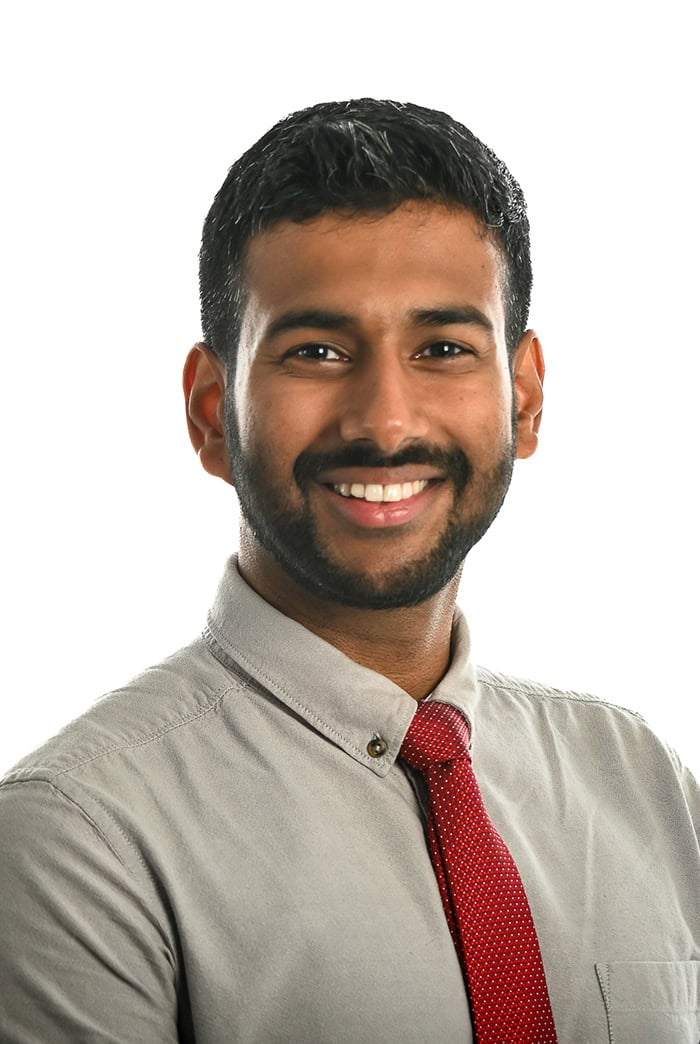 Radiologist Vidya Sankar Viswanathan, MBBS, attending the SIIM Annual Meeting to discuss advancements in medical imaging technology.