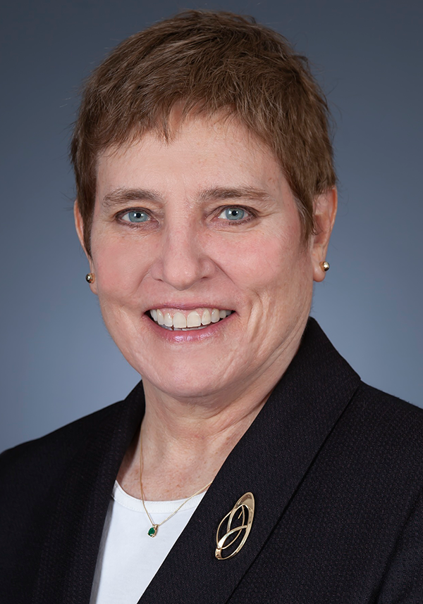 Katherine P. Andriole, PhD, FSIIM, speaking at the SIIM Annual Meeting on medical imaging and informatics.