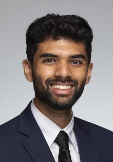 Professional portrait of Preetham Bachina, MSE, attending the SIIM Annual Meeting 2023, showcasing a confident smile and formal attire.