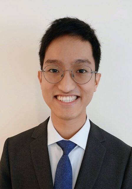 Skylar Chan, BS, attending the SIIM Annual Meeting, showcasing a professional appearance and engaging presence.