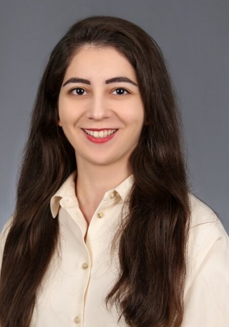 Portrait of Dr. Atlas Haddadi Avval, a medical professional attending the SIIM Annual Meeting 2023, showcasing her participation in the event focused on medical imaging and informatics.