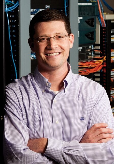 Data Scientist at SIIM Annual Meeting, Daniel Marcus, PhD, presenting innovative medical imaging research.