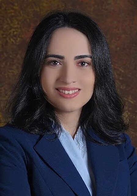 Sara Momtazmanesh, MD at SIIM Annual Meeting, showcasing medical imaging expertise and professional presence.